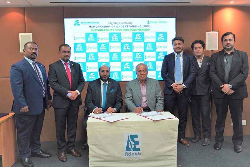 Adeeb Group and Green Global partner to promote sustainability